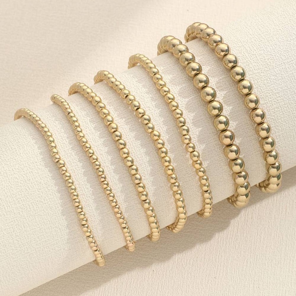 LDC 7pcs/Set Minimalist Beaded Luxury Bracelet Set